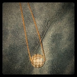 Kate Spade Gold Disco Ball Necklace